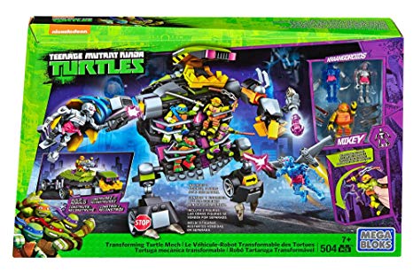 Mega Bloks Teenage Mutant Ninja Turtles Transforming Turtle Mech