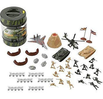 True Heroes Army Playset in Bucket